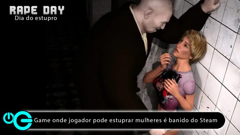 Cena de Rape Day ("Dia do Estupro"). Conteúdo nefasto leva plataforma a banir o jogo antes de seu lançamento. Foto: Reprodução