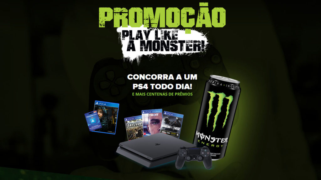 PS4 Monster Energy