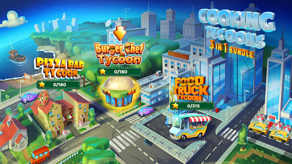 Cooking Tycoons – 3 in 1 Bundle