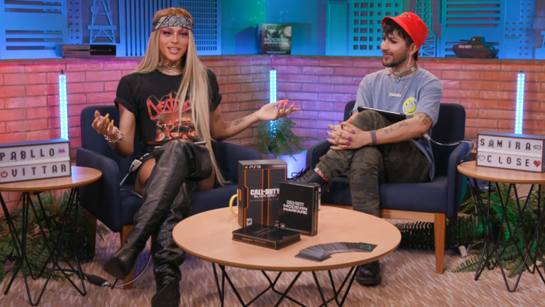 PAblo Vittar e Samira Close Call of Duty