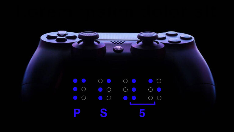 ps5 joystick braille