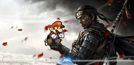 Ghost of Tsushima Paper Mario Origami King