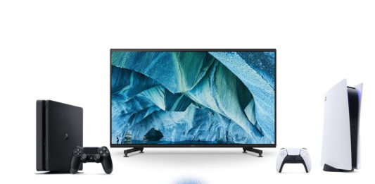 PS5 e PS4 tv