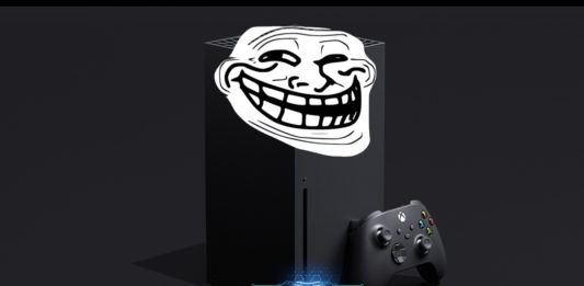 MEME Xbox series X troll face
