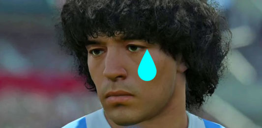 Porque lloras maradona