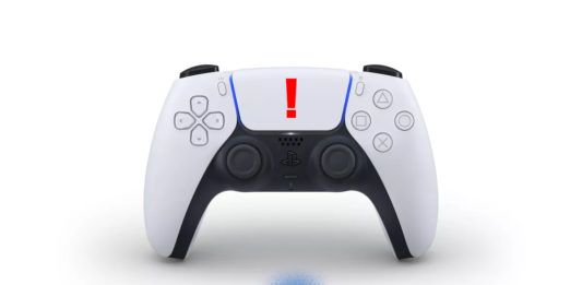 Dual Sense exclamacao