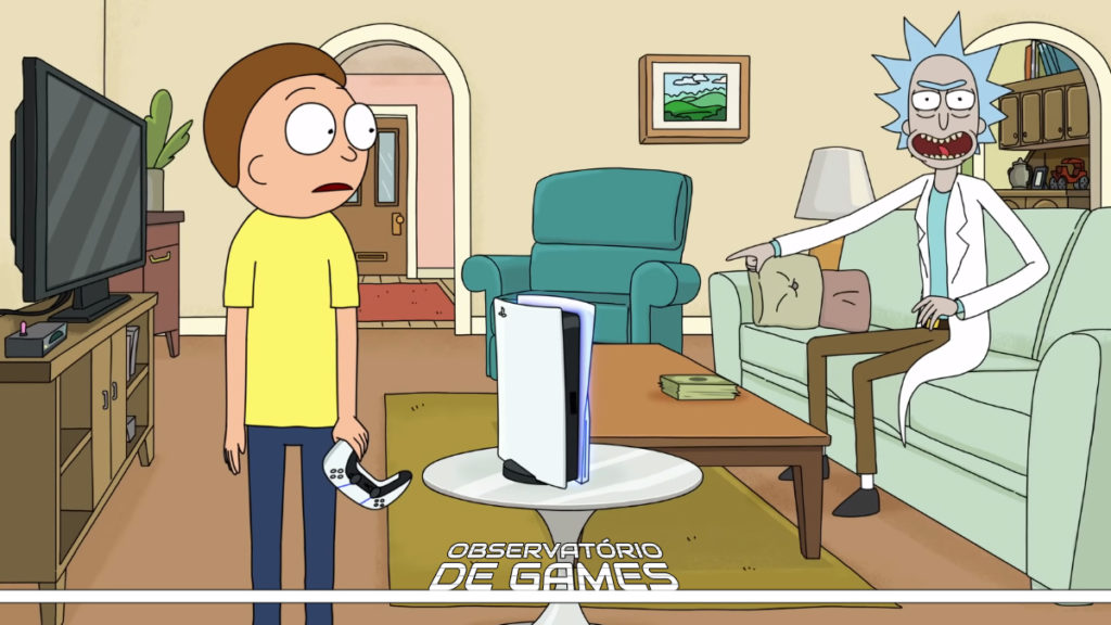 PS5 - Rick and Morty Imagem: Adult Swim