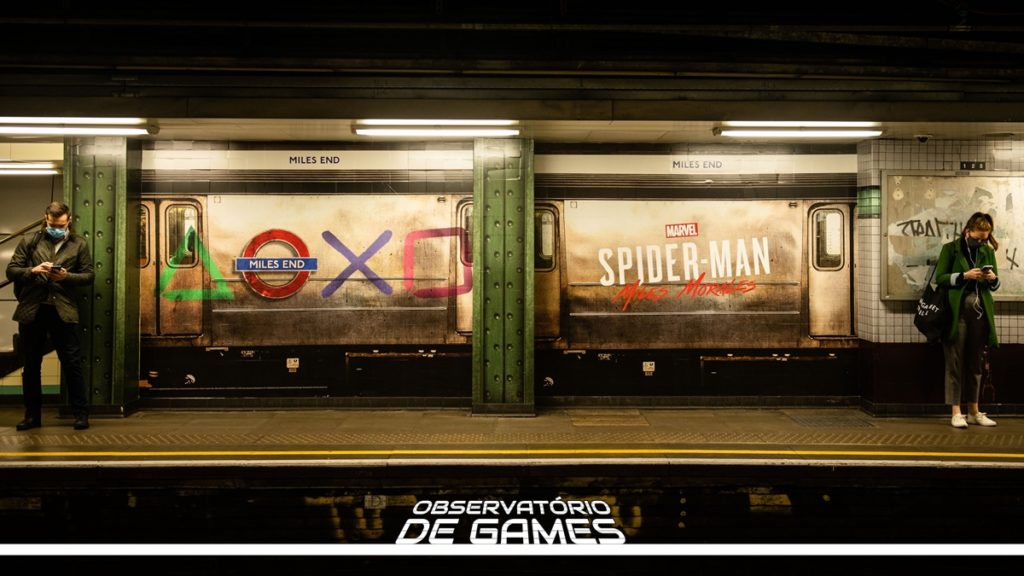 Playstation 5 Miles End estacao renomeada do metro de Londres