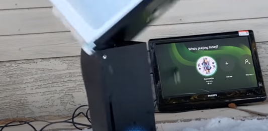 Xbox Series X geladeira
