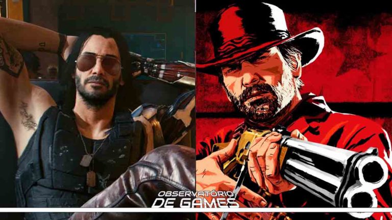 cyberpunk 2077 e RDR2 Imagem: Montagem