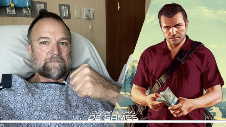 Ned e Michael de Santa. Imagem: Reprodução e Rockstar