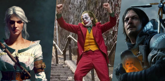 Siri, Joker e Death Stranding Imagem Montagem