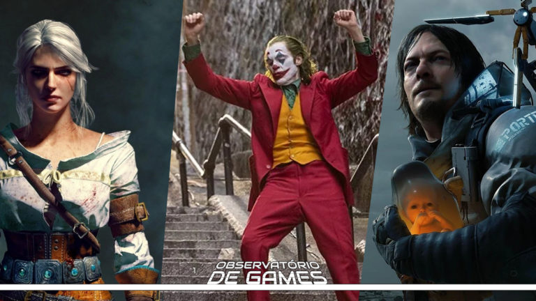Siri, Joker e Death Stranding Imagem Montagem