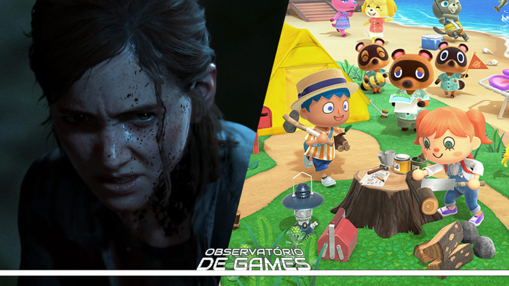 animal crossing e The Last of Us Parte 2 Imagem: Montagem