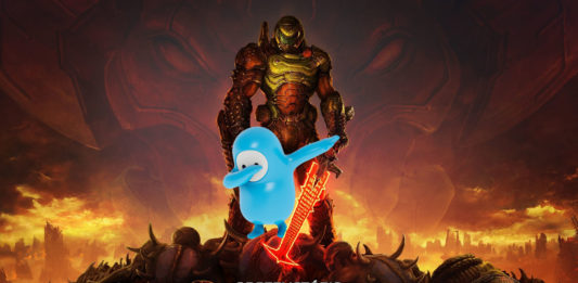 fall guys e DOOM Imagem: Montagem