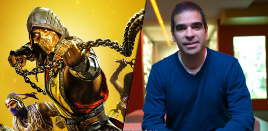 Scorpion e Ed Boon. Imagem: Montagem