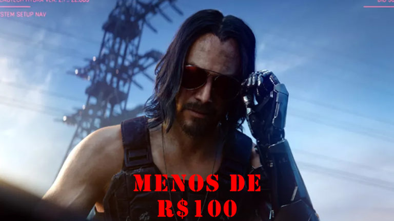 Cyberpunk 2077 menos de 100 reais