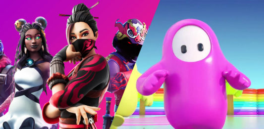 fortnite e fall guys. Imagem: Montagem