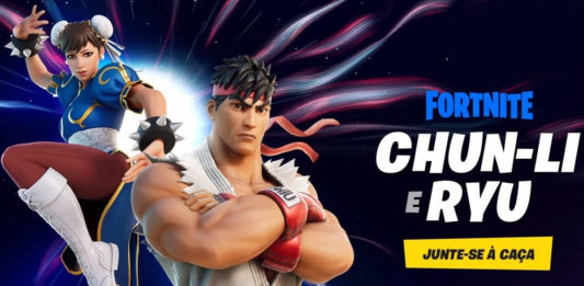 fortnite - street fighter. Imagem: Divulgação