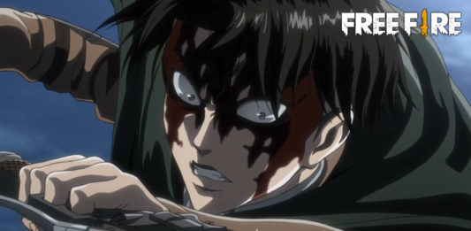 free fire x Attack on Titan. Imagem: Montagem