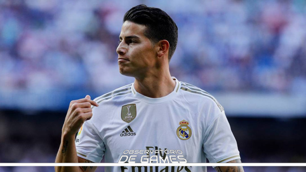 james rodríguez no Real Madrid. Imagem: Reprodução