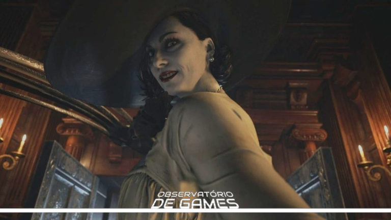 Lady Dimitrescu em RE Village. Imagem: Reprodução