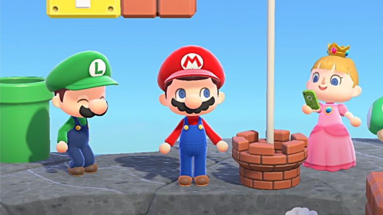 Animal Crossing cross Mario