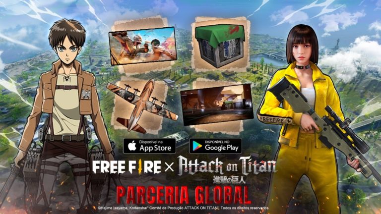 Free Fire Attack on Titan Skin anuncio