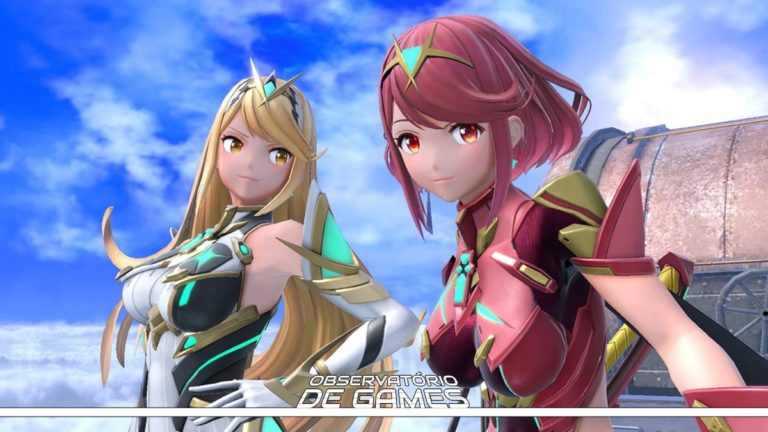 Super Smash Bros Ultimate Pyra e Mythra