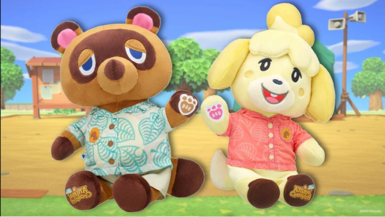 Animal Crossing Build-a-Bear colecao
