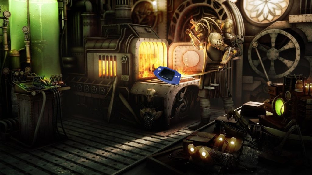 Steampunk game boy