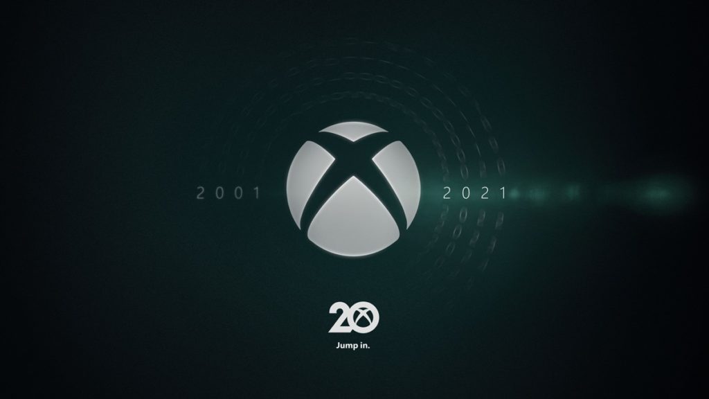 Xbox logo de 20 anos