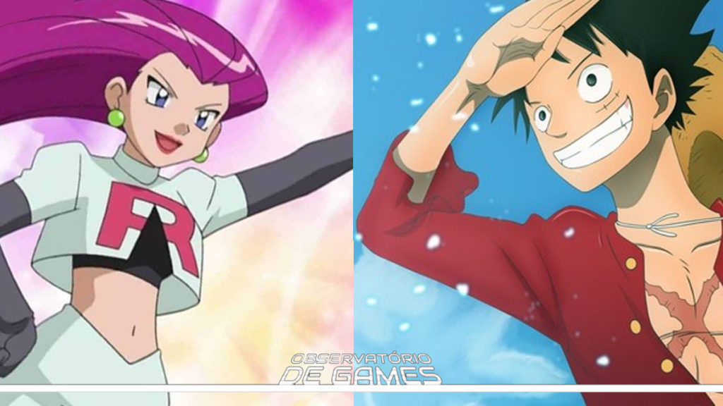 Jessie e Luffy (Imagem/Montagem)