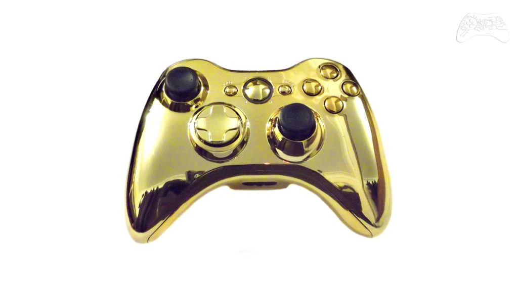 Controle Xbox dourado
