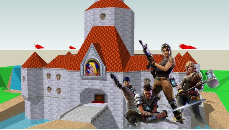 Fortnite Peach's Castle