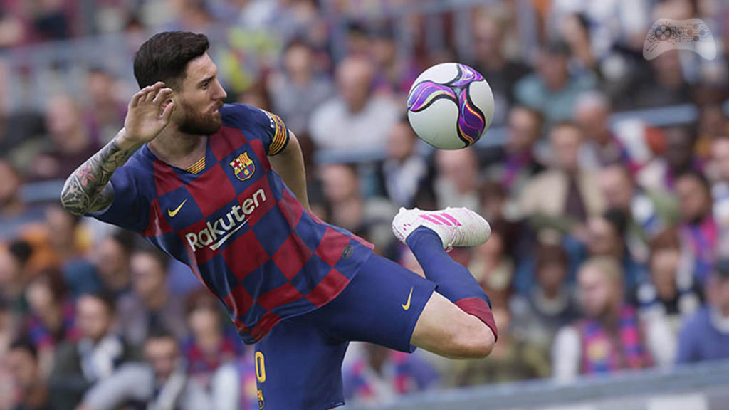 PES e Messi (Imagem/Crédito: Konami)