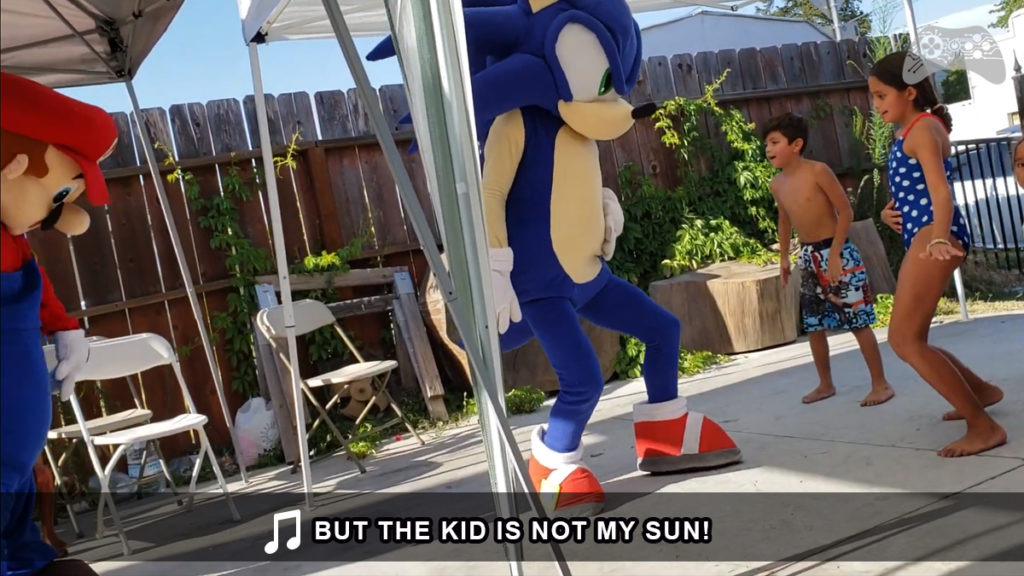 Sonic e Mario Dancing Michael Jackson