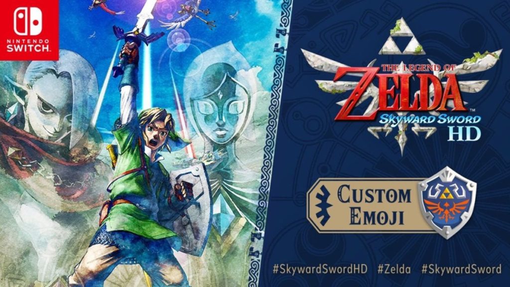 The Legend of Zelda Skyward Sword HD emoji twitter