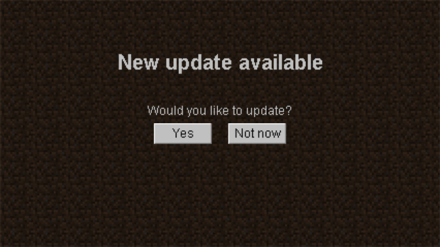 Minecraft update