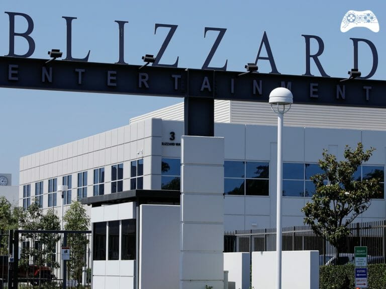 Activision Blizzard Inc. campus is shown in Irvine, California
