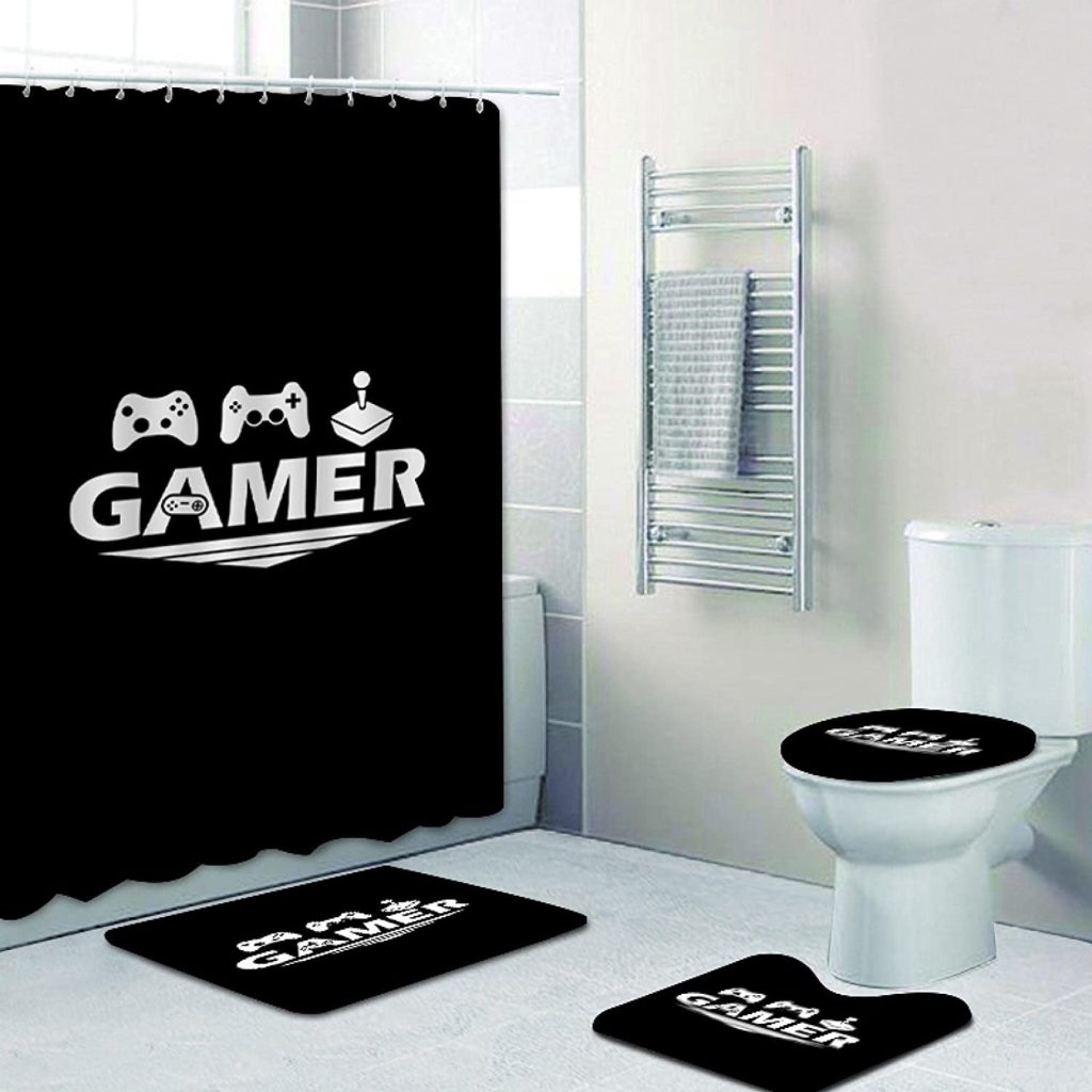 Decoração de banheiro gamer