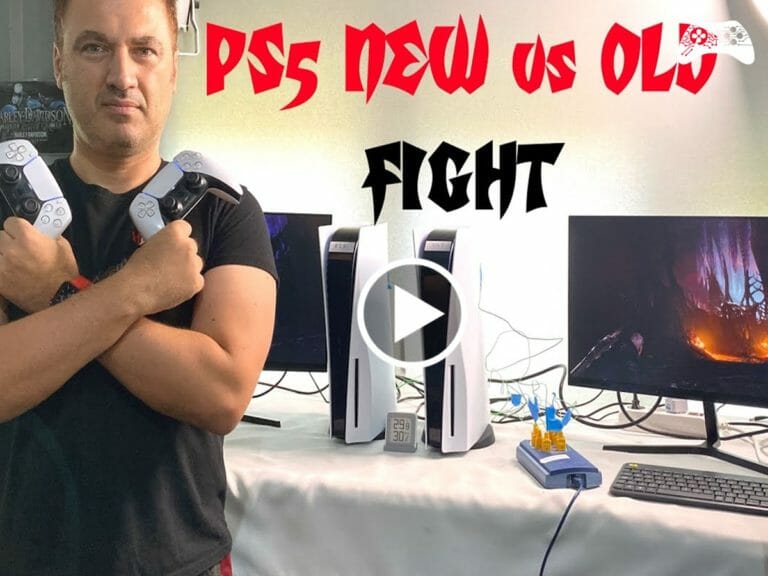 PS5 novo vs velho