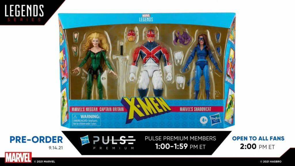 Pacote de 3 Marvel Legends Exalibur