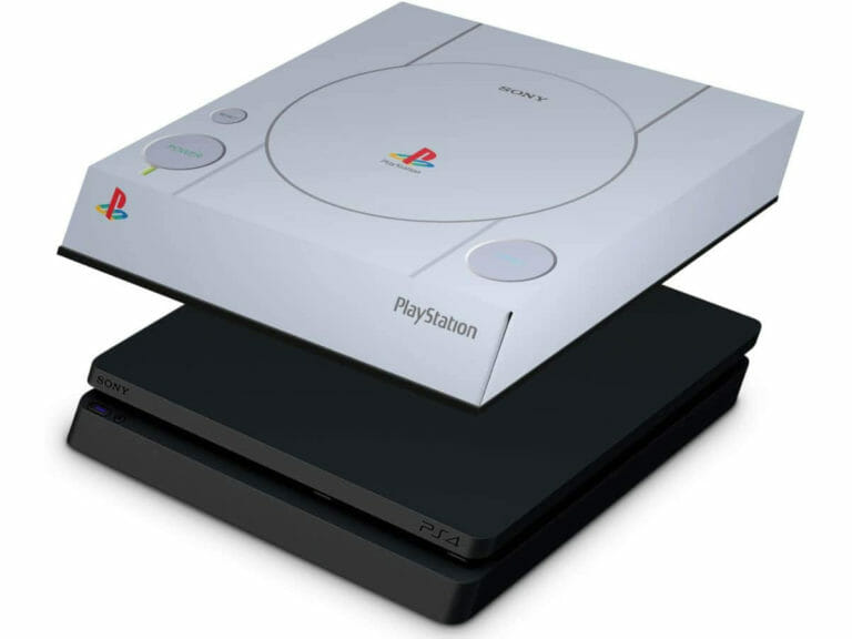 Console skin PS 1 para PS4