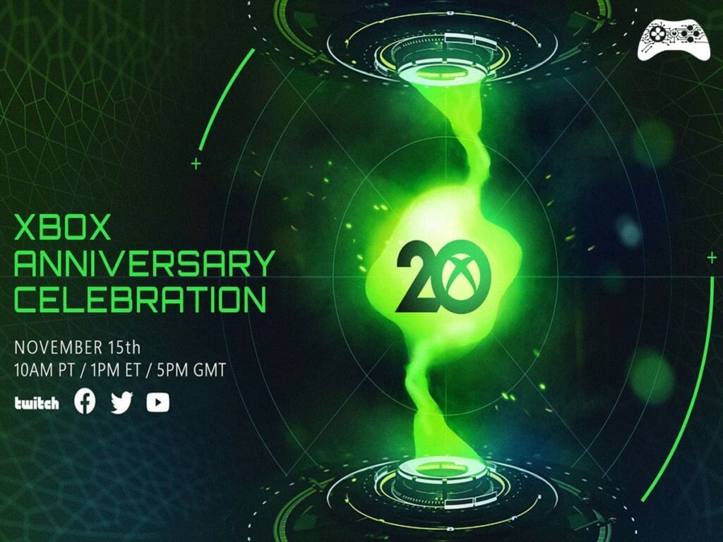 Xbox aniversario de 20 anos