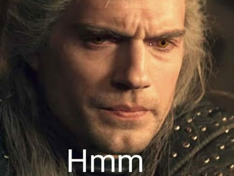 Meme do Geralt 'Hmm'