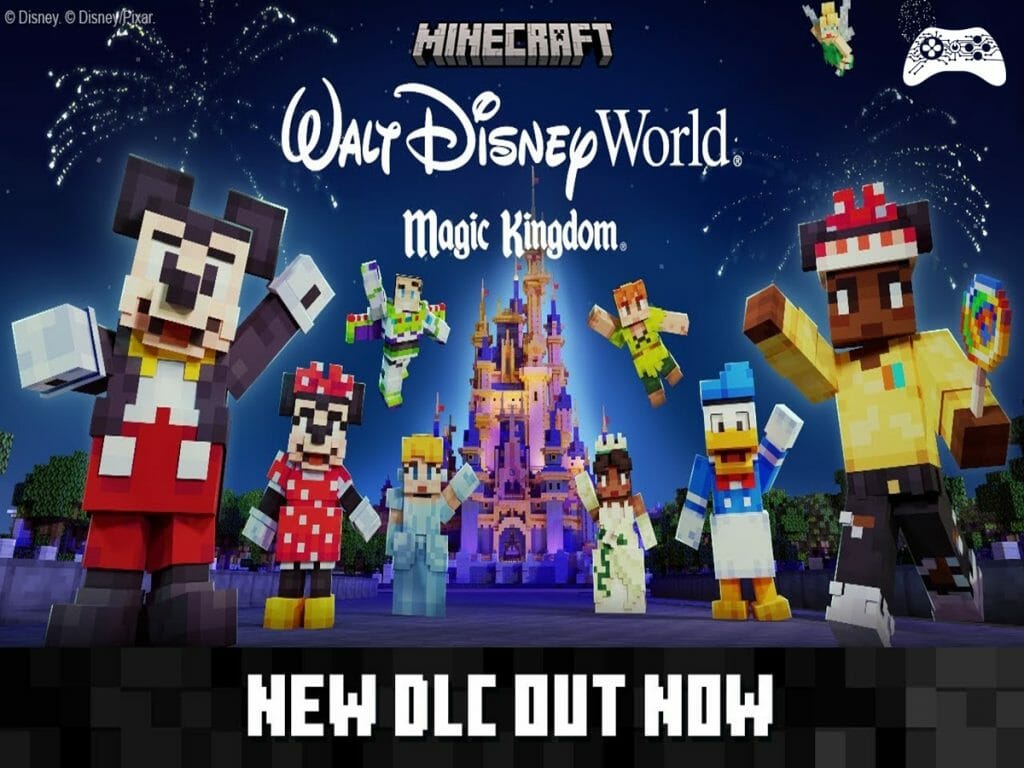 Minecraft x Walt Disney Magic Kingdom