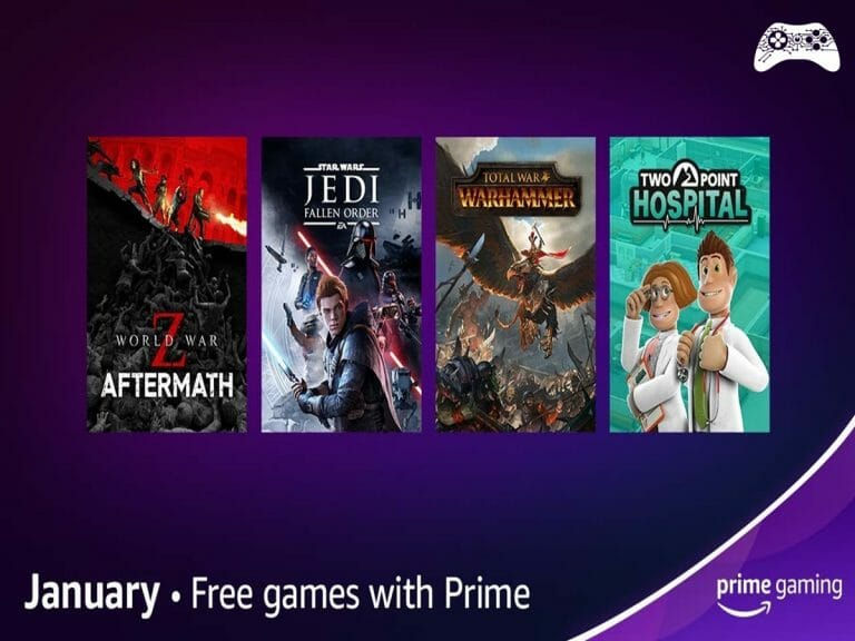 Amazon Prime Gaming Janeiro 2022