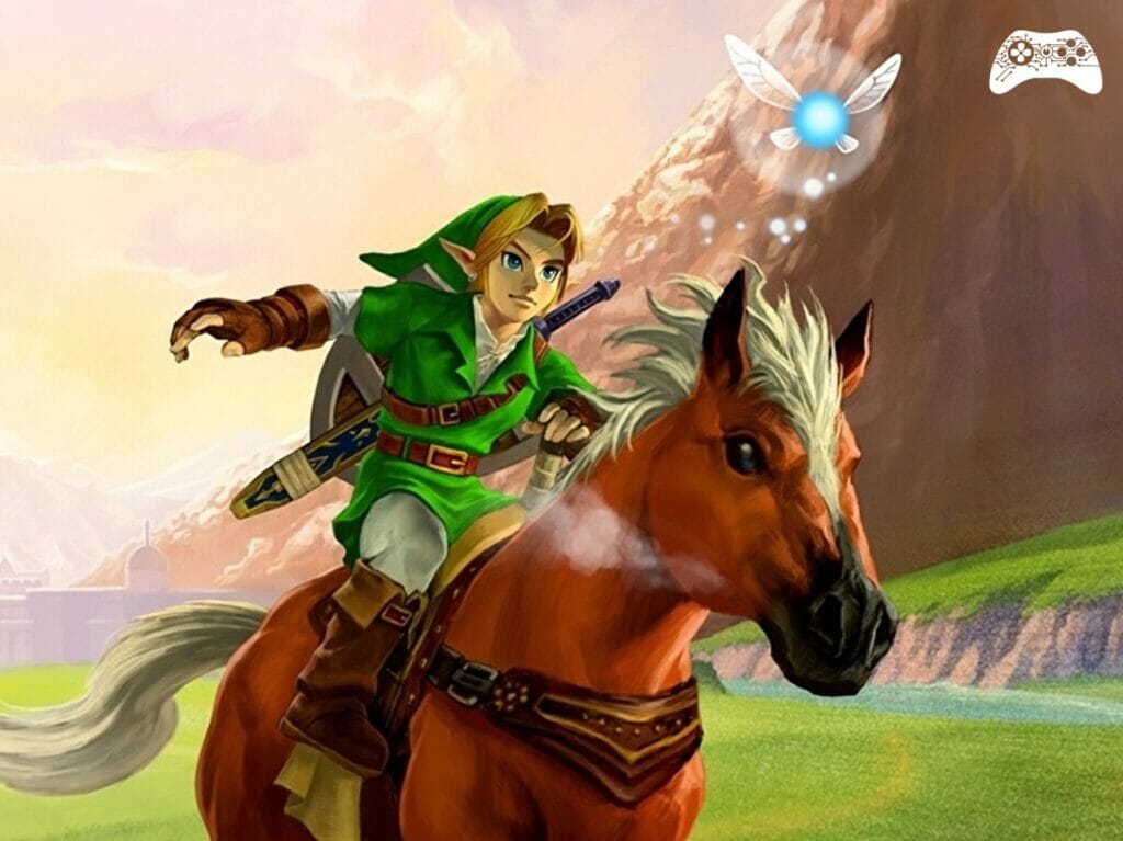 The Legend of Zelda Ocarina of Time Link Navi