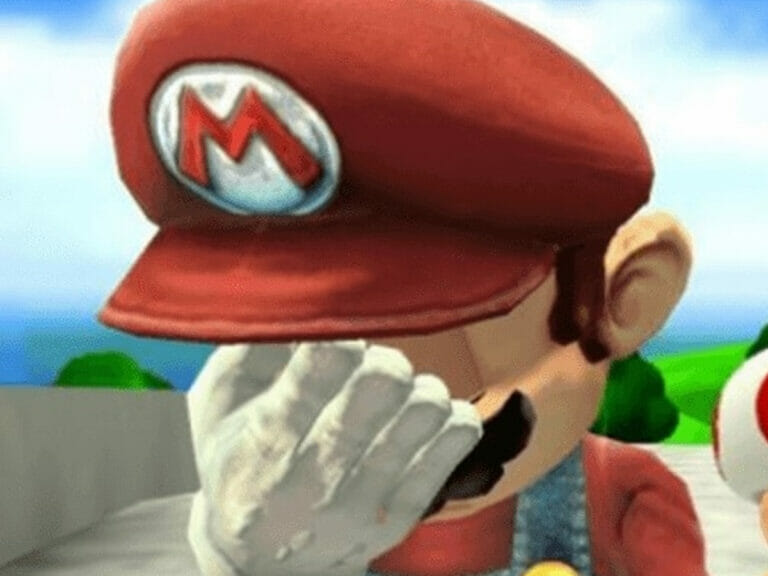 Mario Face Palm